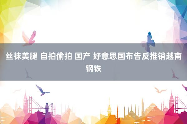丝袜美腿 自拍偷拍 国产 好意思国布告反推销越南钢铁